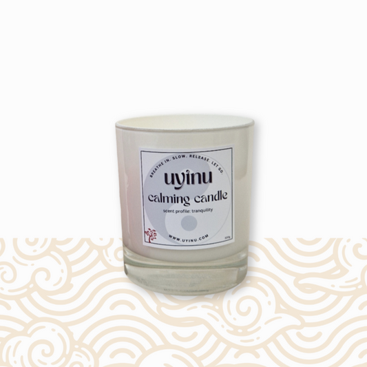 tranquility calming candle