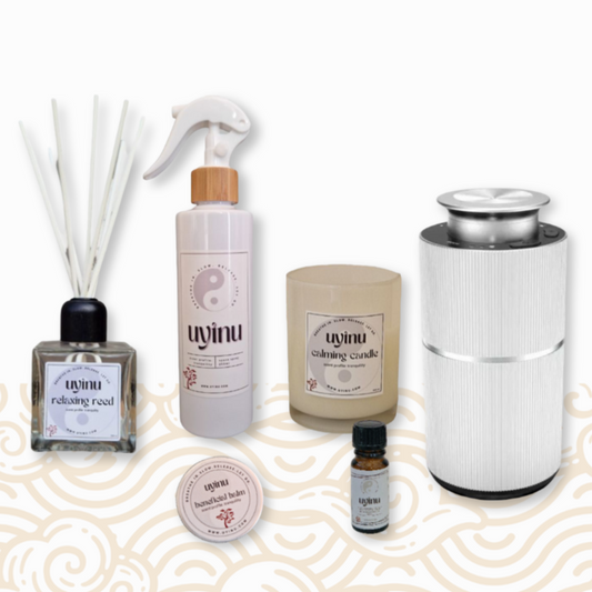 Ultimate tranquility aromatherapy gift set with waterless diffuser by uyinu