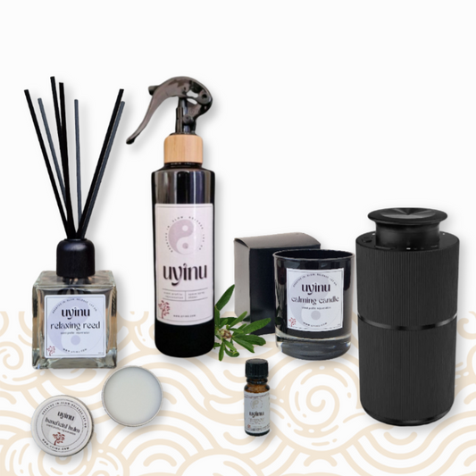 Ultimate rejuvenatation aromatherapy gift set with waterless diffuser by uyinu